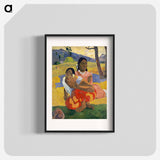 When Will You Marry? - Paul Gauguin Poster.