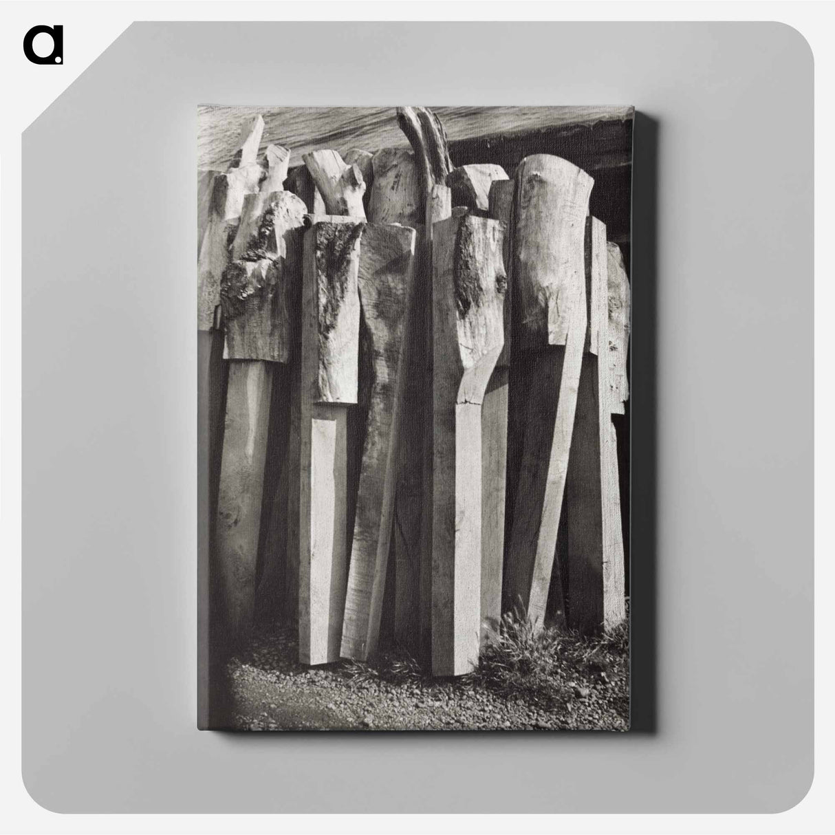 アートパネル-Totems, Old Shipyard, Rye - ポール ナッシュ Canvas.