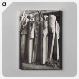 アートパネル-Totems, Old Shipyard, Rye - ポール ナッシュ Canvas.