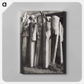 アートパネル-Totems, Old Shipyard, Rye - ポール ナッシュ Canvas.
