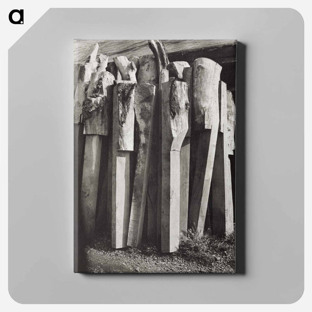 アートパネル-Totems, Old Shipyard, Rye - ポール ナッシュ Canvas.