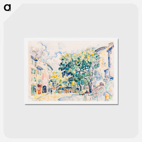 アートポストカード-Antibes - ポール シニャック Postcard.
