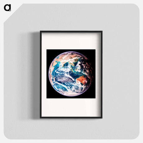 アートポスター-Earth Globe and Atmospheric Haze
 - 地球 Poster.