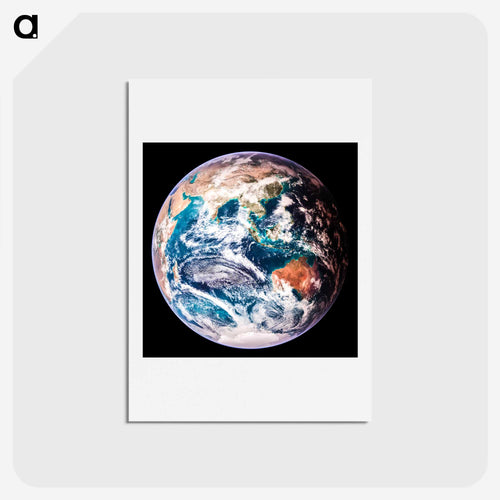 地球儀と大気の霞 - 地球 Postcard.