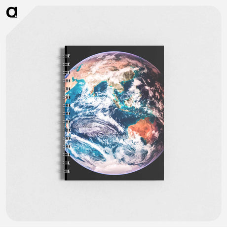 アートメモ帳-Earth Globe and Atmospheric Haze
 - 地球 Memo.