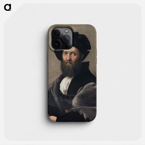 Raphael's Portrait of Baldassarre Castiglione - ラファエロ サンティ Phone Case.