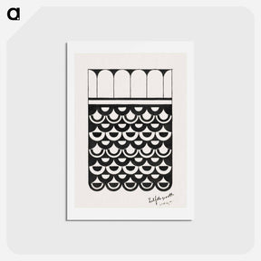 アートポストカード-Ornament of Scales
 - サミュエル ジェスルン Postcard.