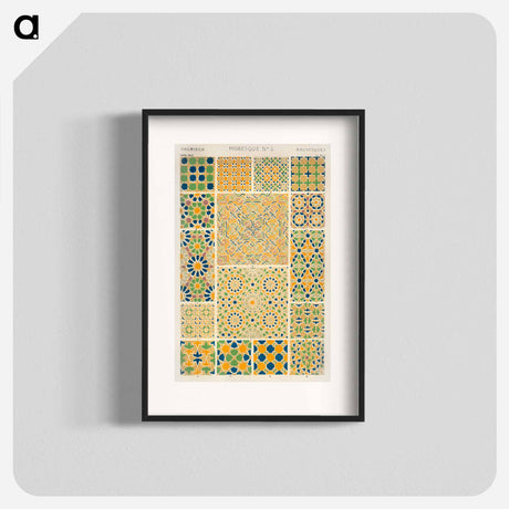 アートポスター-Nineteenth-Century Ornament Pattern
 - 装飾の文法 Poster.