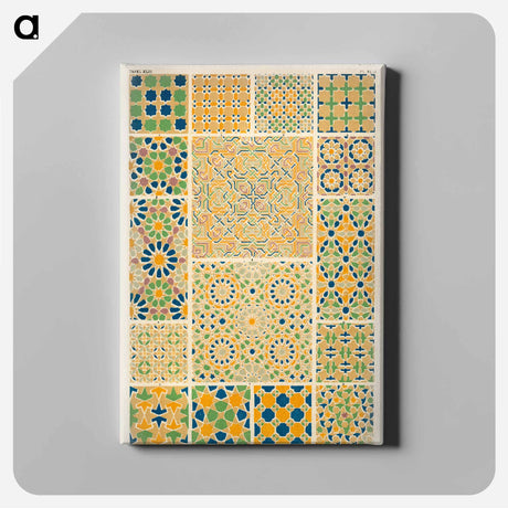 アートパネル-Nineteenth-Century Ornament Pattern
 - 装飾の文法 Canvas.