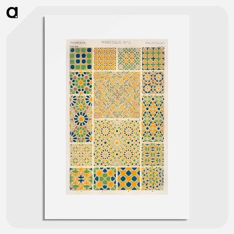 アートポスター-Nineteenth-Century Ornament Pattern
 - 装飾の文法 Poster.
