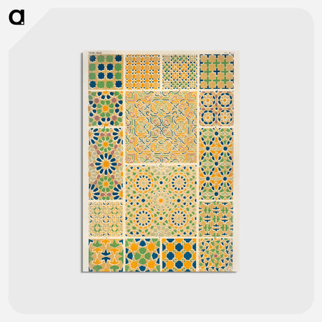 アートポストカード-Nineteenth-Century Ornament Pattern
 - 装飾の文法 Postcard.