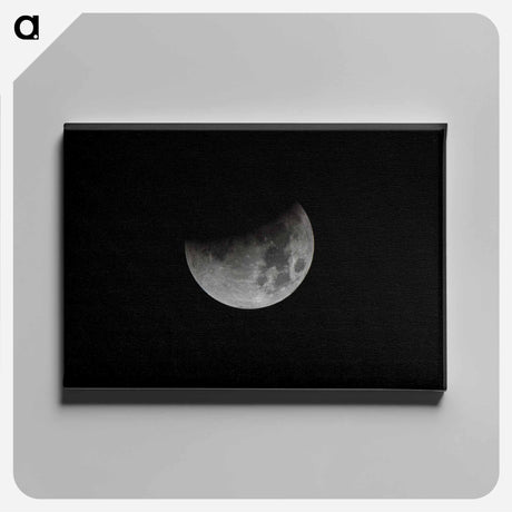 アートパネル-Super Blue Blood Moon Eclipse
 - ムーン Canvas.