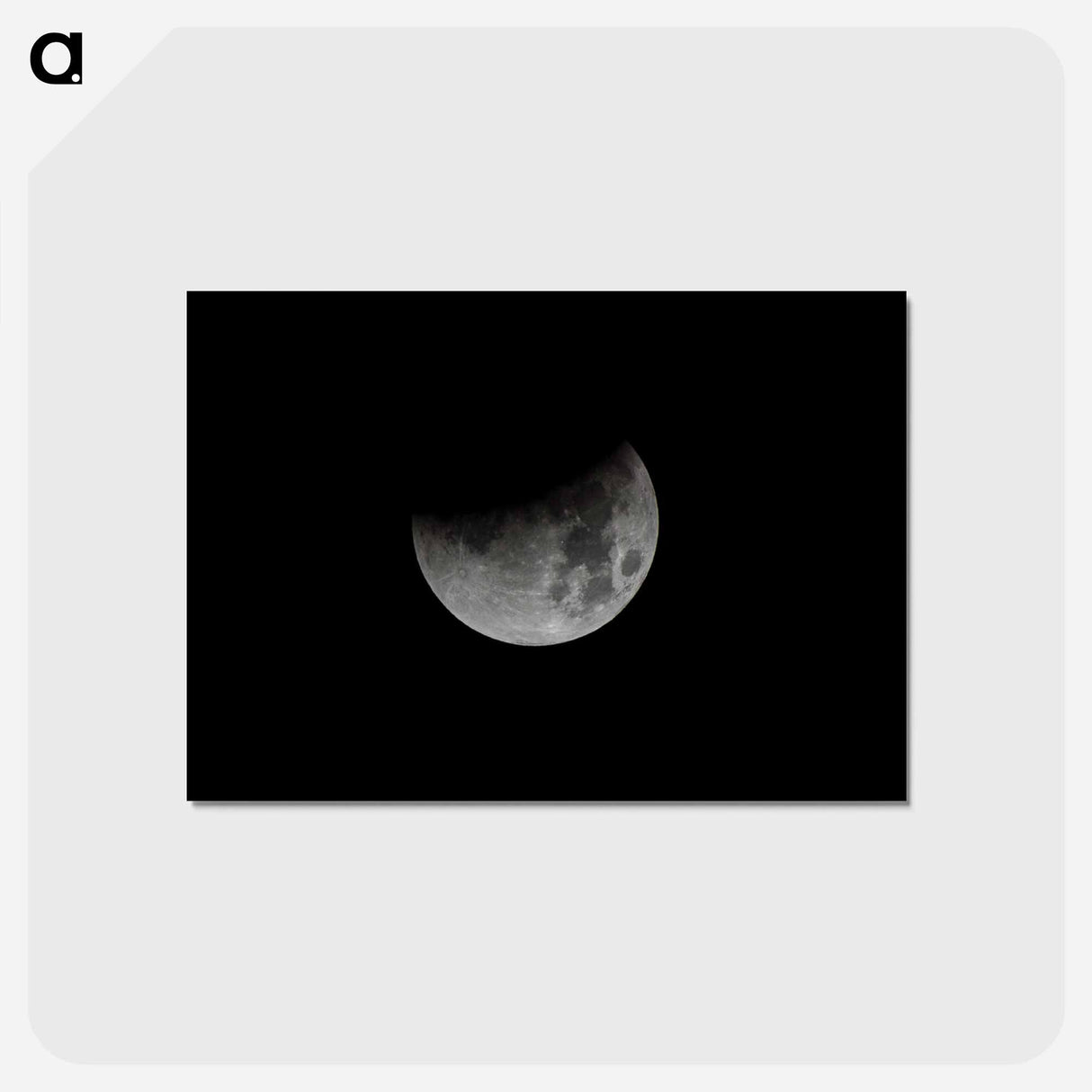 アートポストカード-Super Blue Blood Moon Eclipse
 - ムーン Postcard.
