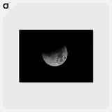 アートポストカード-Super Blue Blood Moon Eclipse
 - ムーン Postcard.