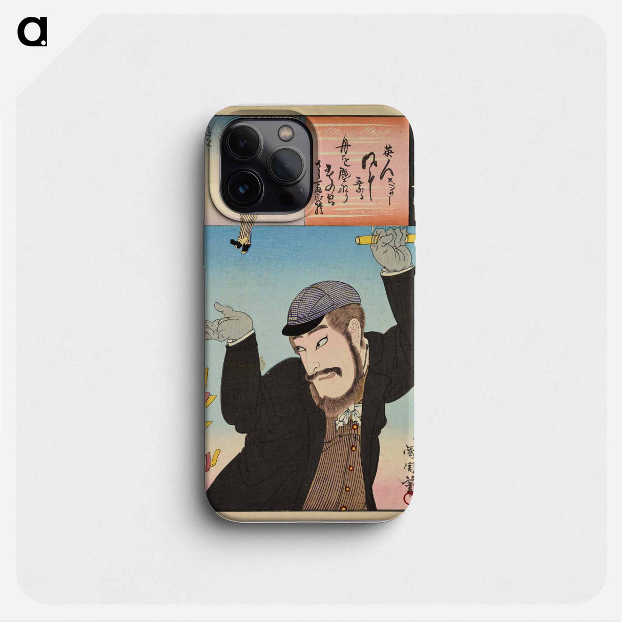 The English Balloonist Spencer - Toyohara Kunichika Phone Case.