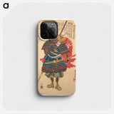 Biographies of Heroes in Taihei-ki - Inagawa - Utagawa Kuniyoshi Phone Case.