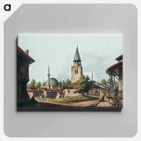 アートパネル-Kaskerat from Views in the Ottoman Dominions, in Europe, in Asia, and some of the Mediterranean islands - オスマン帝国領内の景色 Canvas.