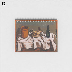 アートメモ帳-Still Life with a Jar, a Sauceboat and a Bottle - ヴィルヘルム ルンドストローム Memo.