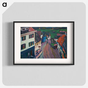 アートポスター-View from the window of the Griesbräu - ワシリー カンディンスキー Poster.