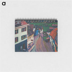 アートメモ帳-View from the window of the Griesbräu - ワシリー カンディンスキー Memo.