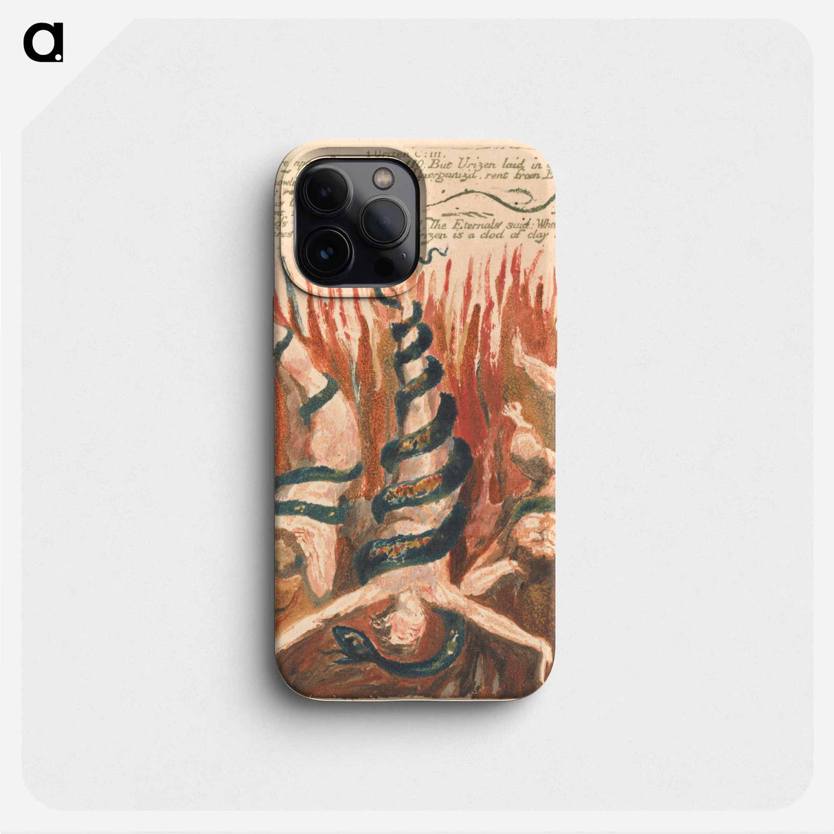 The First Book of Urizen, Plate 7 - ウィリアム ブレイク Phone Case.