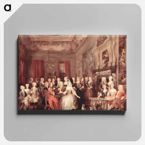 アートパネル-Wanstead Assembly at Wanstead_ House - ウィリアム ホガース Canvas.