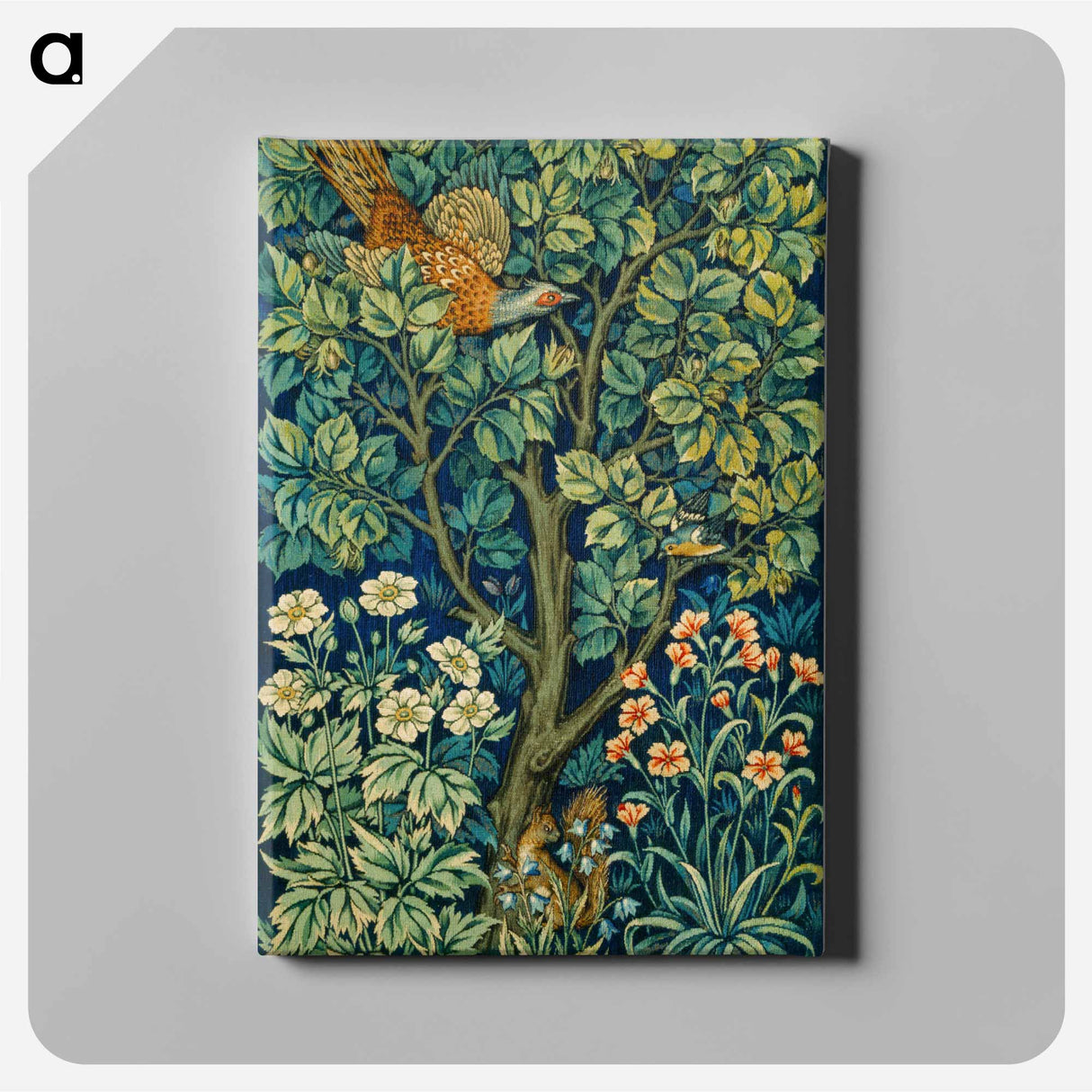 アートパネル-Cock Pheasant - ウィリアム モリス Canvas.