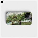 Girl Picking Apple Blossoms - Winslow Homer Phone Case.