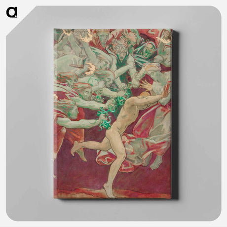アートパネル-Study for the Museum of Fine Arts, Boston, Murals: Orestes and the Furies
 - イェール大学アートギャラリー Canvas.