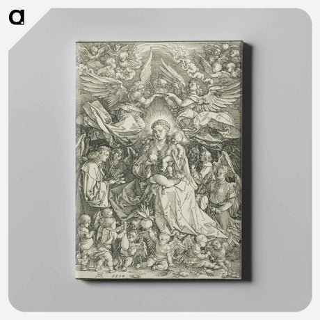 アートパネル-Madonna Queen of Angels - アルブレヒト デューラー Canvas.