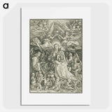 アートポスター-Madonna Queen of Angels - アルブレヒト デューラー Poster.
