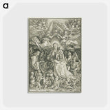 アートポストカード-Madonna Queen of Angels - アルブレヒト デューラー Postcard.