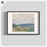 Sevres Bridge (Le Pont de Sevres) - アルフレッド シスレー Poster.