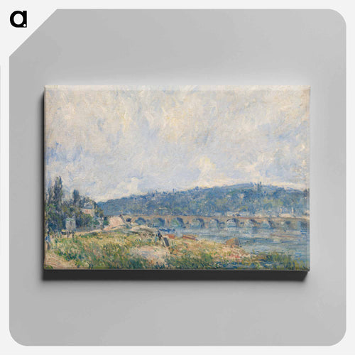 Sevres Bridge (Le Pont de Sevres) - アルフレッド シスレー Canvas.