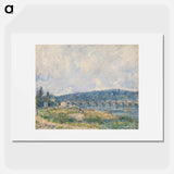 Sevres Bridge (Le Pont de Sevres) - アルフレッド シスレー Poster.