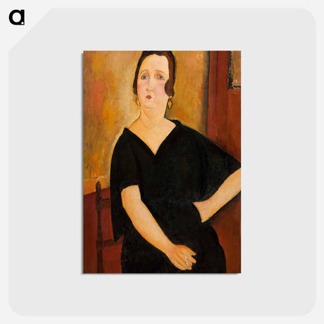 アートポストカード-Madame Amédée - アメデオ モディリアーニ Postcard.