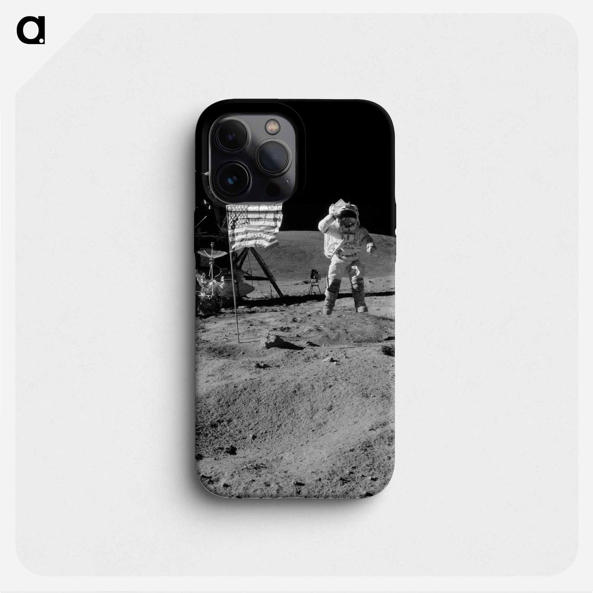 Apollo 16 - アポロ月面着陸 Phone Case.