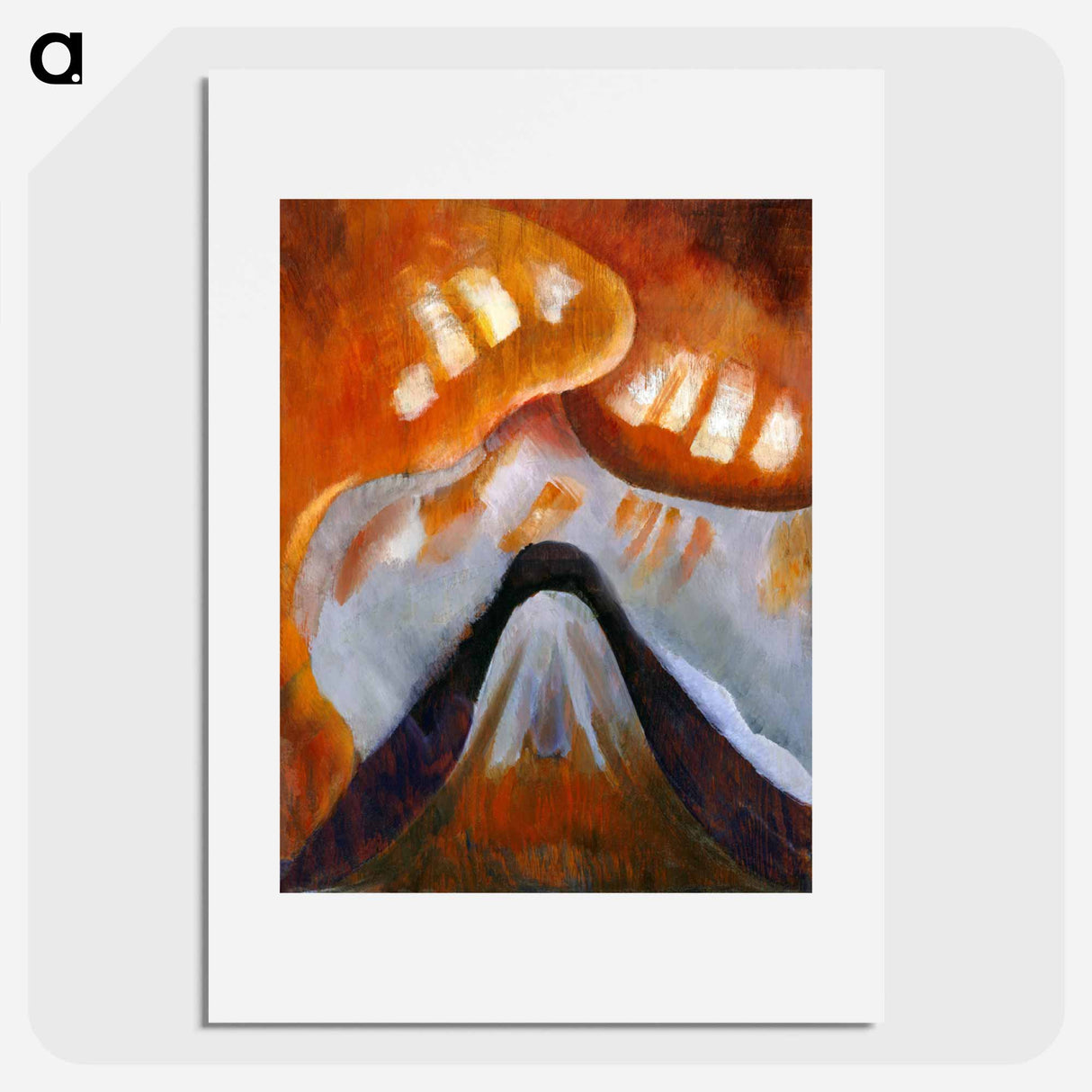 Mountain and Sky - アーサー ダヴ Poster.