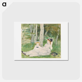 アートポストカード-At the Edge of the Forest
 - ベルト モリゾ Postcard.