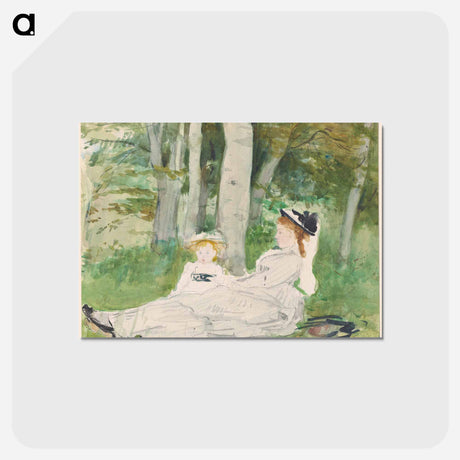 アートポストカード-At the Edge of the Forest
 - ベルト モリゾ Postcard.