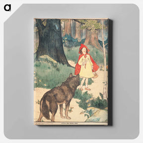 アートパネル-Little Red Riding Hood
 - ボストン公共図書館 Canvas.