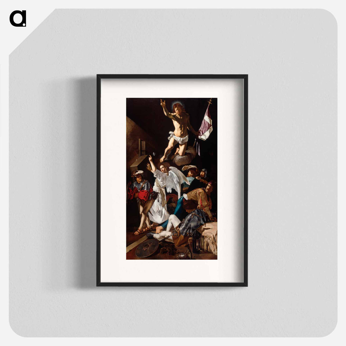 The Resurrection - Caravaggio Poster.