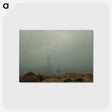 アートポストカード-Fog - カスパー ダーヴィト フリードリヒ Postcard.