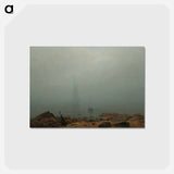 アートポストカード-Fog - カスパー ダーヴィト フリードリヒ Postcard.