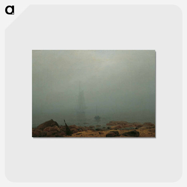 アートポストカード-Fog - カスパー ダーヴィト フリードリヒ Postcard.