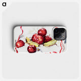 Still Life with Apples and Bananas - チャールズ デムス Phone Case.