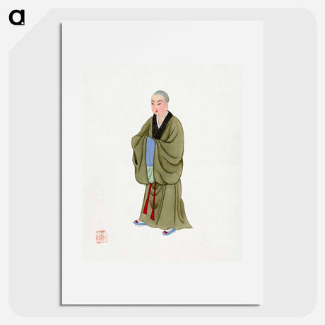 アートポスター-Buddhist Monk Costume
 - 中国の衣装 Poster.