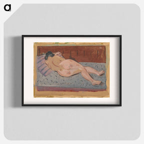 アートポスター-Reclining Nude
 - シプリアン マジェルニク Poster.