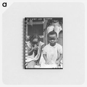 アートメモ帳-Children of evicted sharecropper, now living on Sherwood Eddy cooperative plantation - ドロテア ラング Memo.