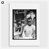 Children of evicted sharecroppers, now living on Sherwood Eddy cooperative plantation - Dorothea Lange Poster.